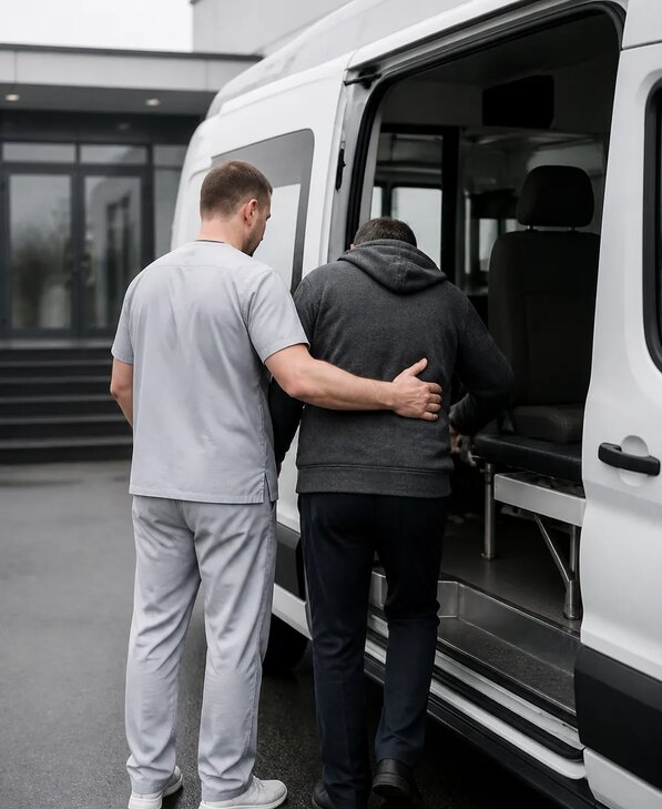 Организация медтранспортировки в Мценске от 5064 р. | Медзона