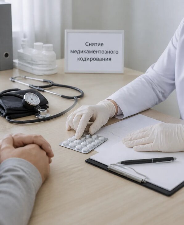 Снятие медикаментозного кодирования в Мценске от 5064 р. | Медзона