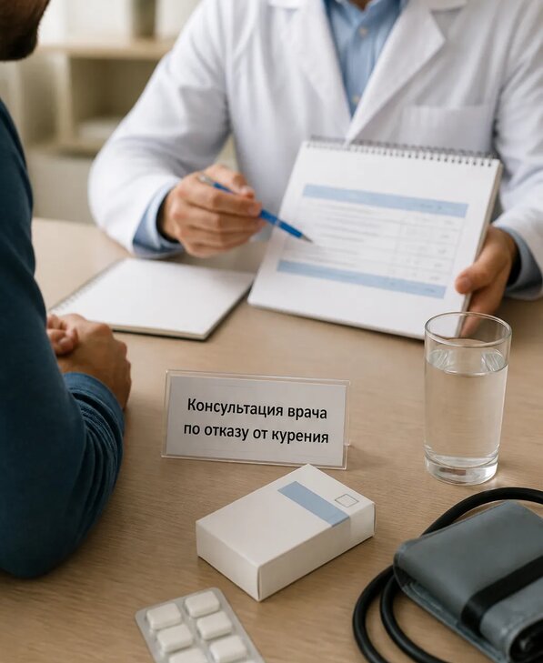 Консультация врача по отказу от курения для взрослых в Мценске